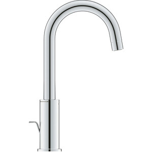 фото Смеситель для раковины grohe eurosmart с донным клапаном, хром (23537003)