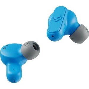 фото Наушники tws беспроводные внутриканальные skullcandy dime true wireless in-ear, сине-серые s2dmw-p751