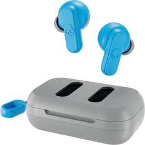 фото Наушники tws беспроводные внутриканальные skullcandy dime true wireless in-ear, сине-серые s2dmw-p751