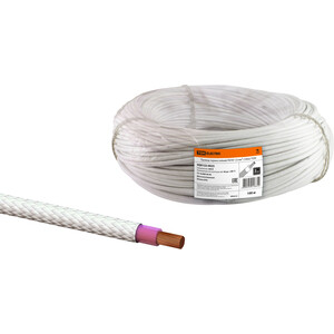 фото Провод tdm electric термостойкий ркгм 1,0 кв.мм. (100м)