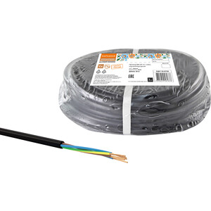 фото Провод tdm electric пвсмб 5х1 (20м), черный народный
