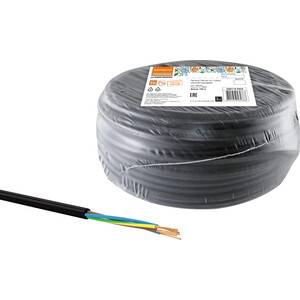 

Провод TDM ELECTRIC ПВСмб 5х1 (100м), черный народный, ПВСмб 5х1 (100м), черный народный