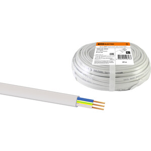 

Шнур TDM ELECTRIC ШВВП 3х0,75 ГОСТ (20м), белый, ШВВП 3х0,75 ГОСТ (20м), белый