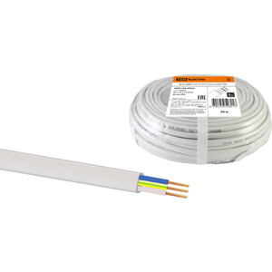 

Шнур TDM ELECTRIC ШВВП 3х0,75 ГОСТ (30м), белый, ШВВП 3х0,75 ГОСТ (30м), белый