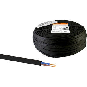 

Шнур TDM ELECTRIC ШВВП 2х0,5 ГОСТ (200м), черный, ШВВП 2х0,5 ГОСТ (200м), черный