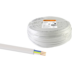 

Шнур TDM ELECTRIC ШВВП 3х0,75 ГОСТ (200м), белый, ШВВП 3х0,75 ГОСТ (200м), белый