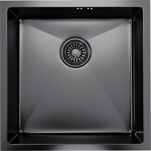 Кухонная мойка Mixline Pro 45х45 черный графит (4630099745634)