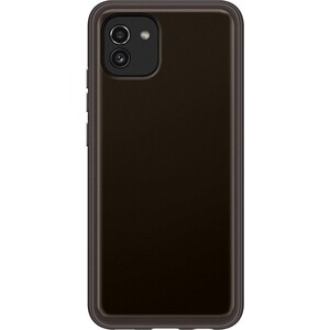 фото Чехол (клип-кейс) samsung galaxy a03 soft clear cover черный (ef-qa035tbegru)