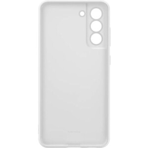 фото Чехол (клип-кейс) samsung galaxy s21 fe silicone cover белый (ef-pg990twegru)