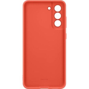 фото Чехол (клип-кейс) samsung galaxy s21 fe silicone cover розовый (ef-pg990tpegru)