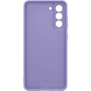 фото Чехол (клип-кейс) samsung galaxy s21 fe silicone cover фиолетовый (ef-pg990tvegru)