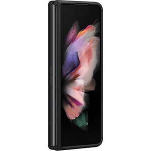 фото Чехол (клип-кейс) samsung galaxy z fold3 silicone cover черный (ef-pf926tbegru)