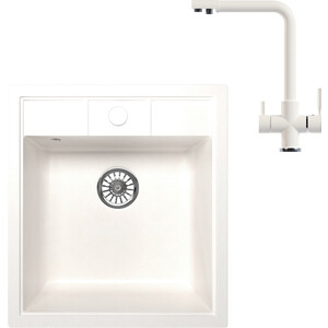 

Кухонная мойка и смеситель Mixline ML-GM28 молоко 341, ML-GM28 молоко 341