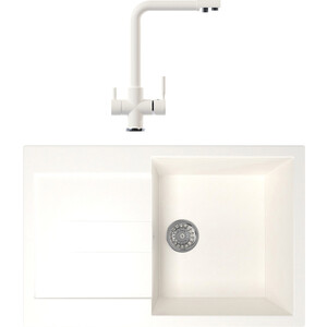 

Кухонная мойка и смеситель Mixline ML-GM31 молоко 341, ML-GM31 молоко 341