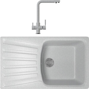 

Кухонная мойка и смеситель Mixline ML-GM20 серая 310, ML-GM20 серая 310
