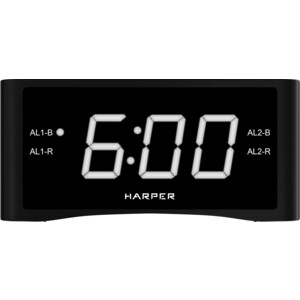 Радиобудильник HARPER HCLK-1007 радиобудильник hyundai h rcl246 lcd подсв зеленая часы цифровые fm