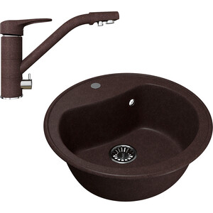 

Кухонная мойка и смеситель Mixline ML-GM09 50 шоколад 345 (4660105233091, 4660105234128), ML-GM09 50 шоколад 345 (4660105233091, 4660105234128)