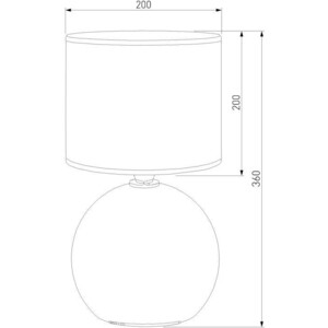 фото Настольная лампа tk lighting palla 5066