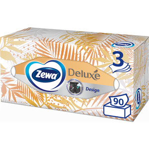Салфетки бумажные Zewa Делюкс Дизайн 90 шт (28420) Делюкс Дизайн 90 шт (28420) - фото 1