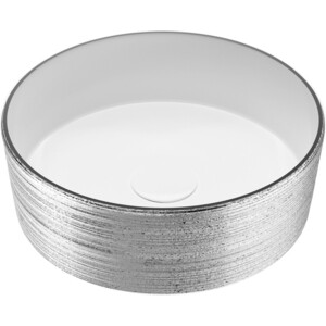 Раковина-чаша Grossman GR-5020SW 35х35 серебро/белая внутри раковина чаша grossman gr 3010 42x42