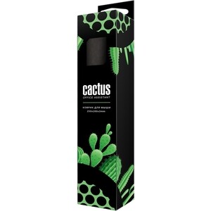 Коврик для мыши Cactus Black Mesh черный 250x200x3 мм (CS-MP-D02S) Black Mesh черный 250x200x3 мм (CS-MP-D02S) - фото 3