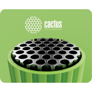 фото Коврик для мыши cactus green logo зеленый 250x200x3 мм (cs-mp-c01s)