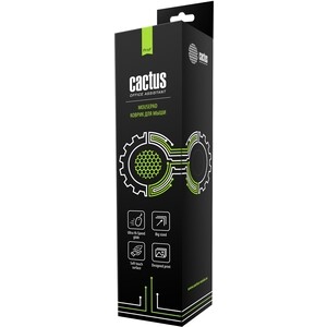Коврик для мыши Cactus Plasma черный 400x300x3 мм (CS-MP-PRO02XL)