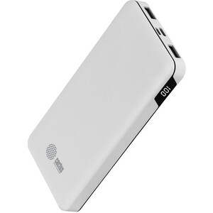 Мобильный аккумулятор Cactus CS-PBFSKT-10000 10000mAh 2.1A 2xUSB белый (CS-PBFSKT-10000)