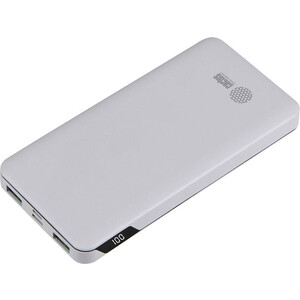 Мобильный аккумулятор Cactus CS-PBFSKT-10000 10000mAh 2.1A 2xUSB белый (CS-PBFSKT-10000)