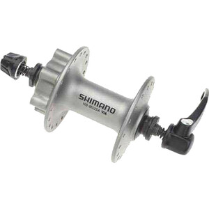 фото Втулка задняя shimano deore, m525a, 36 отв, 8 / 9 ск, qr, 6-болт, серебристый