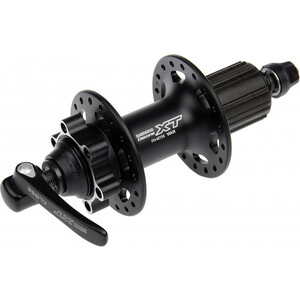 фото Втулка задняя shimano xt, m756a, 36 отв, 8 / 9 / 10 ск, qr, 6-болт, черный