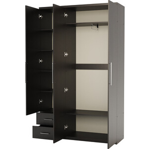 Шкаф трехдверный Шарм-Дизайн Мелодия МКЯ-32/1 90х45 венге шкаф для одежды шарм дизайн мелодия мш 21 90х45 белый