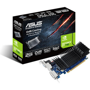 фото Видеокарта asus pci-e gt730-sl-2gd5-brk-e nvidia geforce gt 730 2048mb 64 gddr5 706/5010 dvix1 hdmix1 crtx1 hdcp ret (gt730-sl-2gd5-brk-e)