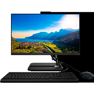 фото Моноблок lenovo ideacentre 3 24alc6 23.8'' fhd ryzen 3 5300u (2.6) 8gb ssd512gb rgr dvdrw noos gbiteth wifi bt 90w клав+мышь cam(f0g1000nrk)