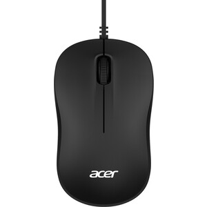 Мышь Acer OMW140 черный оптическая (1200dpi) USB (3but) (ZL.MCEEE.00L) мышь проводная acer omw011 1200dpi usb синий zl mceee 002