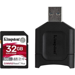 

Флеш карта Kingston SDHC 32Gb Class10 MLPR2/32GB Canvas React Plus Card Reader (MLPR2/32GB), SDHC 32Gb Class10 MLPR2/32GB Canvas React Plus Card Reader (MLPR2/32GB)