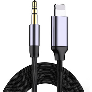 

Кабель KUULAA KL-O09-1-100 Lightning (8-pin) - Jack 3.5мм TRS, KL-O09-1-100 Lightning (8-pin) - Jack 3.5мм TRS