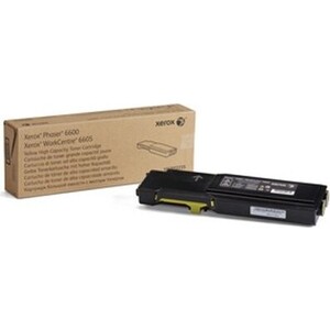 Картридж лазерный Xerox 106R02235 желтый (6000стр.) для Xerox Ph 6600/WC 6605 (106R02235) лазерный картридж для xerox ph 6600 wc 66 cactus