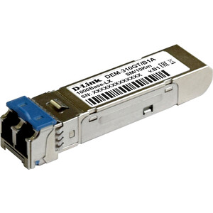 Модуль D-Link SFP 310GT LC 1310nm (310GT) sw05 5 портовый коммутатор gigabit 10 100 мбит с ethernet коммутатор распределитель сетевой коммутатор для домашнего офиса сша plug
