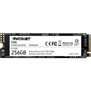 Накопитель PATRIOT PCI-E x4 256Gb P300P256GM28 P300 M.2 2280 (P300P256GM28) ssd patriot p300 256gb p300p256gm28