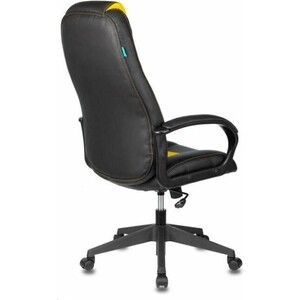Компьютерное кресло Бюрократ Кресло игровое VIKING-8N/BL-YELL черный/желтый искусственная кожа