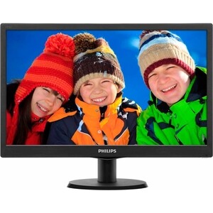 

Монитор Philips 18,5'' 193V5LSB2 1366x768 TN LED 16:9 5ms VGA 10M:1 90/65 200cd Black (193V5LSB2/10), 18,5" 193V5LSB2 1366x768 TN LED 16:9 5ms VGA 10M:1 90/65 200cd Black (193V5LSB2/10)