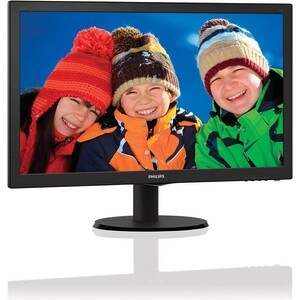 фото Монитор philips 21,5'' 223v5lhsb w-led 1920x1080 16:9 5ms vga hdmi 20m:1 170/160 250cd black (223v5lhsb/00)