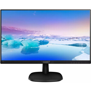 фото Монитор philips 23,8'' 243v7qdsb 1920x1080 ips led 16:9 4ms vga dvi-d hdmi 10m:1 178/178 250cd black (243v7qdsb/00/01) (243v7qdsb/01)