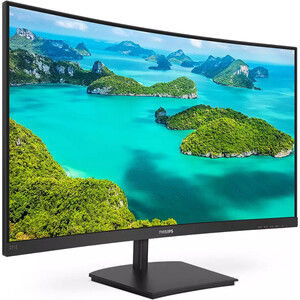 фото Монитор philips 27'' 271e1sca изогнутый 1920x1080 75гц va w-led 16:9 4ms(gtg) vga hdmi 50m:1 3000:1 178/178 250cd speakers blac (271e1sca/01)