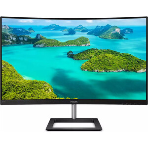 фото Монитор philips 27'' 272e1ca изогнутый 1920x1080 75гц va w-led 16:9 4ms(gtg) vga hdmi dp 50m:1 3000:1 178/178 250cd tilt speakers bl (272e1ca/01)