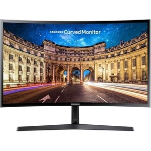 фото Монитор samsung 27'' c27f396fhi va led изогнутый 16:9 1920x1080 4ms 250cd 3000:1 178/178 d-sub hdmi glossy black (lc27f396fhix/ci)