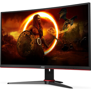 фото Монитор aoc 27'' c27g2ae 1500r curved 1920x1080 165hz va wled 16:9 1ms d-sub 2*hdmi dp 80m:1 4000:1 178/178 250cd tilt swivel sp (c27g2ae/bk)