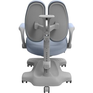 Комплект FunDesk Парта Grande grey + кресло Estate grey