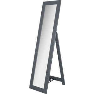 Зеркало Мебелик BeautyStyle 8 напольное, серый графит (П0005426) зеркало напольное мебелик beautystyle 2 серый графит 137 см х 42 см п0006723